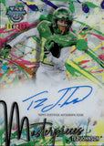 2024 Tez Johnson Bowman University's Best BOWMAN MASTERPIECES AUTOGRAPH VARIATION AUTO #BMA-TJO Oregon Ducks