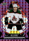 2022-23 Shayne Gostisbehere Upper Deck Allure PURPLE DIAMOND 9/10 #23 Arizona Coyotes