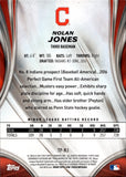 2017 Nolan Jones Bowman Platinum TOP PROSPECTS GOLD 1/1 ONE OF ONE #TP-NJ Cleveland Indians