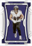 2022 Mark Andrews Panini National Treasures PURPLE 15/49 #29 Baltimore Ravens