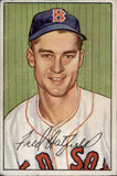 1952 Fred Hatfield Bowman #153 Boston Red Sox BV$30