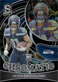 2023 Jaxon Smith-Njigba Panini Spectra CHROMATIC PRIZM ROOKIE 96/99 RC #CH-JSN Seattle Seahawks