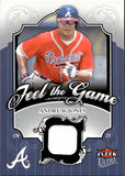 2006 Andruw Jones Fleer Ultra FEEL THE GAME GAME-USED JERSEY #FG-AJ Atlanta Braves