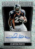 2025 Clinton Portis Panini Prizm Black SENSATIONAL SIGNATURES MOJO PRIZM AUTO 4/25 AUTOGRAPH #SS-CPS Denver Broncos