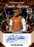 2025 Rylan Galvan Panini University of Texas Longhorns NIL CONTENDERS PRIVATE SIGNINGS AUTOGRAPH AUTO #RG