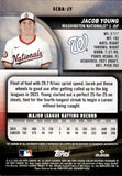 2025 Jacob Young Topps Stadium Club AUTOGRAPH AUTO #SCBA-JY Washington Nationals
