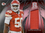 2013 Justin Houston Panini Spectra MATERIALS JERSEY 13/25 #44 Kansas City Chiefs