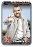 2024 Liam Hendriks Topps SERIES TWO GOLDEN MIRROR IMAGE VARIATION #587 Boston Red Sox