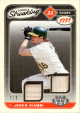 2025 Jason Giambi Leaf Lumber GOING STREAKING GAME-USED BAT 1/3 #GS-8 Oakland A's
