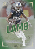 2024 CeeDee Lamb Panini Luminance GREEN 89/100 #17 Dallas Cowboys