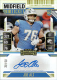 2024 Joe Alt Panini Contenders MIDFIELD TICKET ROOKIE AUTOGRAPH 30/50 RC AUTO #166 Los Angeles Chargers