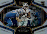 2022 Aidan Hutchinson Panini Select SNAPSHOTS SILVER PRIZM ROOKIE RC #SS-24 Detroit Lions