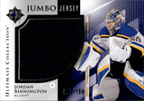 2024-25 Jordan Binnington Upper Deck Ultimate Collection JUMBO JERSEY 087/299 RELIC 59 St. Louis Blues