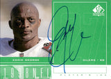 1998 Eddie George Upper Deck SP Authentic PLAYER'S INK AUTOGRAPH AUTO #EG Houston Oilers