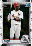 2020 Jordan Walker Bowman Draft CHROME 1ST BOWMAN #BD-57 St. Louis Cardinals 1
