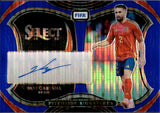 2024-25 Dani Carvajal Panini Select FIFA PITCHSIDE SIGNATURES BLUE PULSAR PRIZM AUTOGRAPH AUTO #PS-DC SPAIN