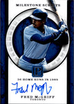 2016 Fred McGriff Panini Pantheon MILESTONE SCRIPTS AUTO 80/99 AUTOGRAPH #MS-FM Toronto Blue Jays HOF