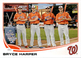 2013 Bryce Harper Topps Update ALL-STAR GAME HOME RUN DERBY SP PHOTO VARIATION #US180 Washington Nationals