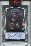 2025 Jim Covert Leaf Sports Heroes SILVER FOIL CLEAR AUTO 5/8 AUTOGRAPH #BA-JC2 Chicago Bears