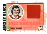 2009 Serge Savard In The Game 1972 THE YEAR JERSEY BLACK #M-35 Montreal Canadiens