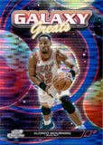 2025-26 Alonzo Mourning Topps Cosmic Chrome GALAXY GREATS BLUE PULSAR REFRACTOR 54/99 #GG-14 Miami Heat
