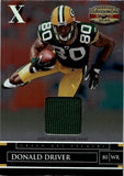 2007 Donald Driver Donruss Gridiron Gear GAME-USED JERSEY 76/175 #21 Green Bay Packers