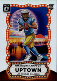 2025 Omarion Hampton Panini Donruss Optic UPTOWN ROOKIE RC SP! #16 Los Angeles Chargers 2