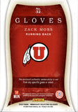 2020 Zack Moss Panini Immaculate Collection Collegiate GLOVES 9/12 #32 Utah Utes