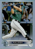 2022 Cal Raleigh Topps Chrome REFRACTOR ROOKIE RC #149 Seattle Mariners