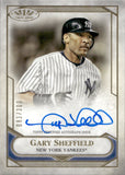 2021 Gary Sheffield Topps Tier One TIER ONE TALENT AUTOGRAPH 83/300 AUTO #T1TA-GSH New York Yankees