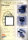 2003 Rafael Palmeiro Fleer Platinum HEART OF THE ORDER JERSEY 081/400 RELIC #NA Texas Rangers