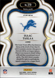 2025 Isaac Teslaa Panini Select SUITE LEVEL RED DISCO PRIZM ROOKIE 46/49 RC #370 Detroit Lions