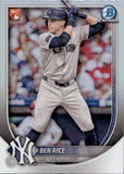2025 Ben Rice Bowman Chrome RED REDEMPTION REFRACTOR ROOKIE RC #85 New York Yankees