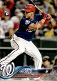 2018 Juan Soto Topps Update ROOKIE RC #US300 Washington Nationals 3