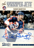 2012-13 Dave Babych Panini Classics Signatures AUTOGRAPH AUTO #146 Winnipeg Jets 1