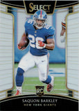 2018 Saquon Barkley Panini Select CONCOURSE SILVER PRIZM ROOKIE RC #17 New York Giants