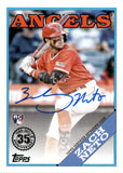 2023 Zach Neto Topps 1988 DESIGN ROOKIE AUTOGRAPH RC AUTO #88BAU-ZAN Los Angeles Angels
