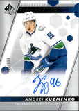 2022-23 Andrei Kuzmenko Upper Deck SP Authentic FUTURE WATCH AUTOGRAPH ROOKIE 101/999 AUTO RC #142 Vancouver Canucks