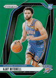 2024-25 Ajay Mitchell Panini Prizm GREEN PRIZM ROOKIE RC #226 Oklahoma City Thunder
