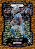 2023 Jahmyr Gibbs Panini Prizm ORANGE DISCO PRIZM ROOKIE RC #331 Detroit Lions