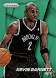 2014-15 Kevin Garnett Panini Prizm GREEN PRIZM #96 Brooklyn Nets