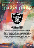 2023 Josh Jacobs Panini Donruss JERSEY KINGS 22/100 PATCH #JK-2 Las Vegas Raiders
