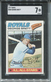 1977 George Brett Topps SGC 7 #580 Kansas City Royals HOF 5033