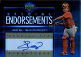 2006 Carlos Ruiz Upper Deck Special F/X SPECIAL ENDORSEMENTS AUTO AUTOGRAPH #SE-RC Philadelphia Phillies