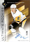 2024-25 Rutger McGroarty Upper Deck Ultimate Collection ULTIMATE ROOKIES AUTO 73/99 RC AUTOGRAPH #193 Pittsburgh Penguins