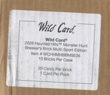 2026 Wild Card Haunted Hits Monster Hunt Multi-Sport, 10 Brick Box Case