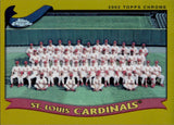 2002 Topps Chrome ST. LOUIS CARDINALS TEAM PHOTO GOLD REFRACTOR #667