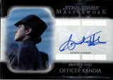 2020 Amanda Hale as Officer Kandia Topps Star Wars Masterwork AUTO AUTOGRAPH #A-AH