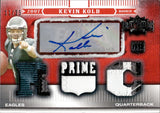 2007 Kevin Kolb Topps Triple Threads ROOKIE PATCH AUTO 11/25 RC AUTOGRAPH PRIME #108 Philadelphia Eagles
