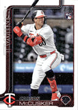2025 Carson McCusker Topps UPDATE CANVAS ROOKIE 37/50 RC #US279 Minnesota Twins